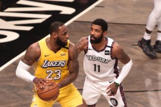 Kyrie Irving, LeBron James, Lakers, Nets