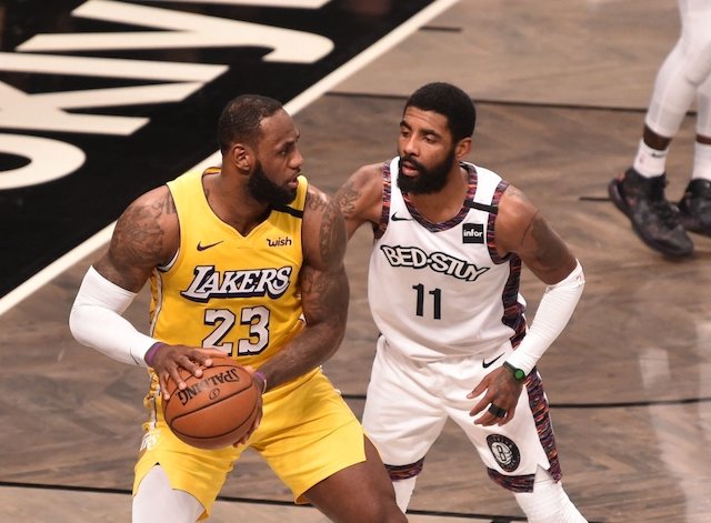 Kyrie Irving, LeBron James, Lakers, Nets