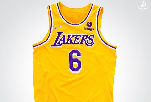 Lakers jersey wish patch on sale