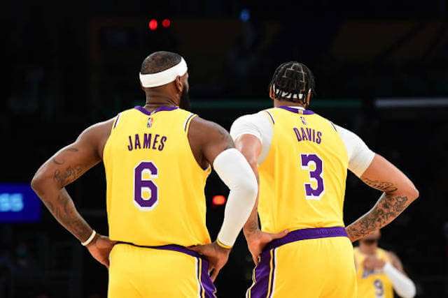 LeBron James, Anthony Davis, Lakers