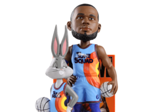 LeBron James, Bugs Bunny, Space Jam bobblehead, FOCO