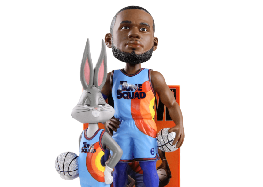 LeBron James, Bugs Bunny, Space Jam bobblehead, FOCO