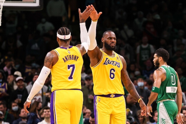 Carmelo Anthony, LeBron James, Lakers