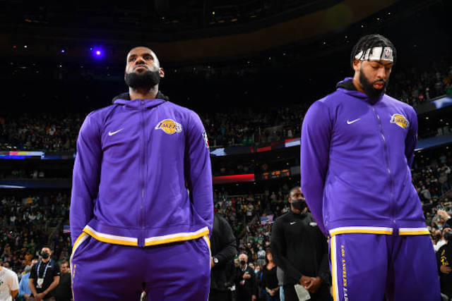 LeBron James Anthony Davis Lakers