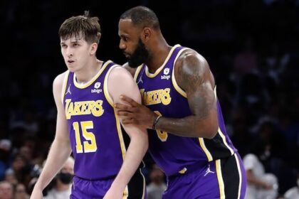 Austin Reaves, LeBron James, Lakers
