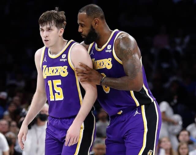 Austin Reaves LeBron James Lakers