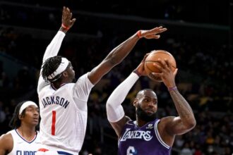 LeBron James Reggie Jackson Lakers Clippers