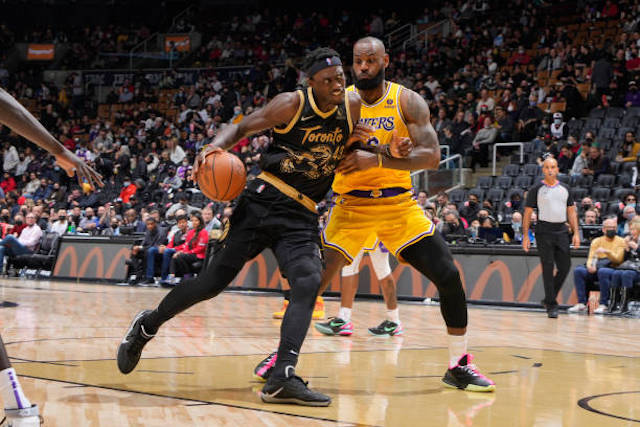 Pascal Siakam LeBron James Lakers