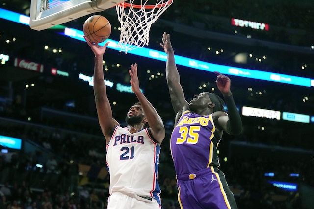 Wenyen Gabriel, Lakers, Joel Embiid, 76ers