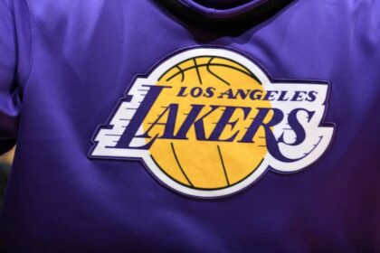 Lakers logo, warmup jacket