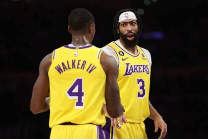 Lonnie Walker IV Anthony Davis Lakers
