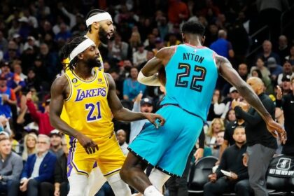 Patrick Beverley Deandre Ayton Lakers Suns