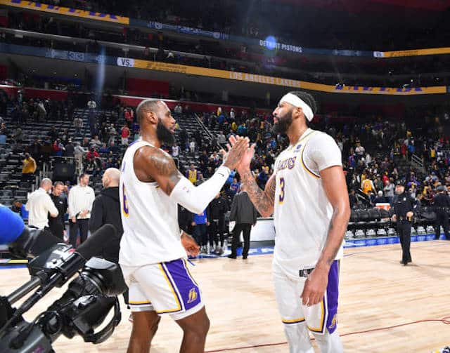 LeBron James Anthony Davis Lakers