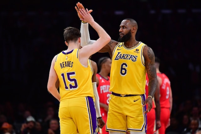 LeBron James Austin Reaves Lakers