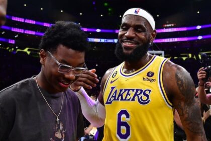 LeBron James, Bryce James, Lakers