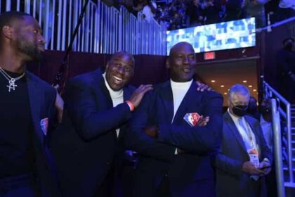 Magic Johnson, Michael Jordan, Lakers