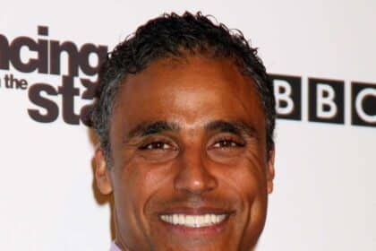 Rick Fox on the red carpet