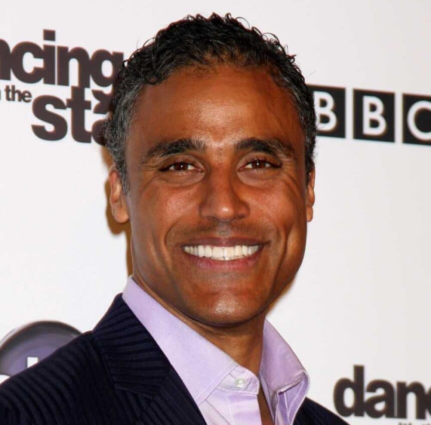 Rick Fox on the red carpet