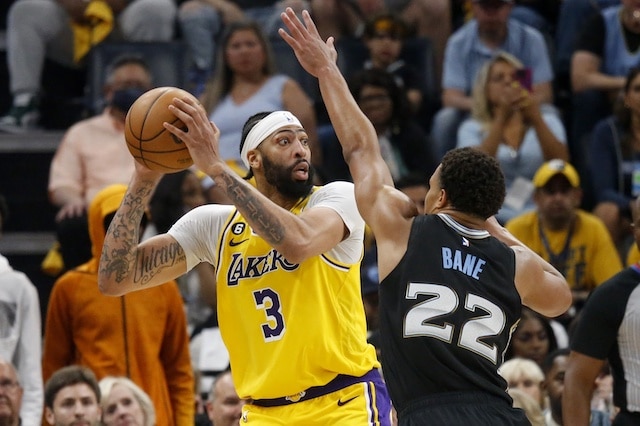 Anthony Davis Desmond Bane Lakers Grizzlies