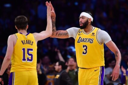 Austin Reaves Anthony Davis Lakers