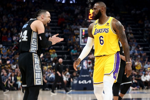 Dillon Brooks LeBron James Lakers Grizzlies