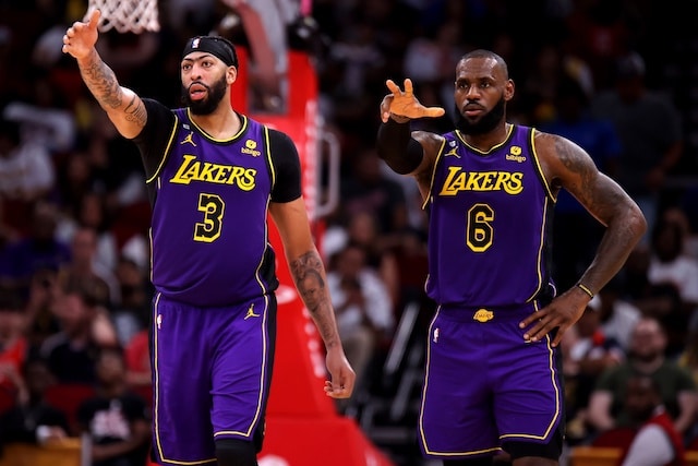 LeBron James Anthony Davis Lakers