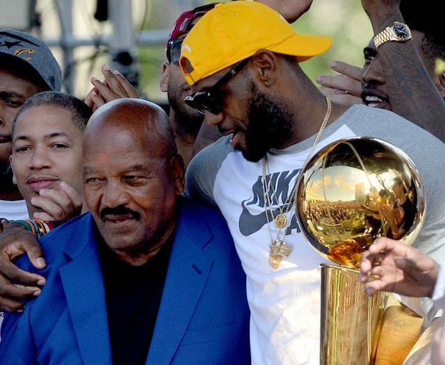 LeBron James, Jim Brown, Lakers