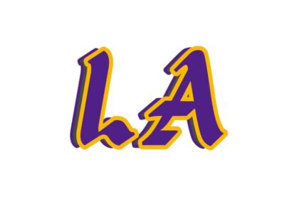 Los Angeles Laker LA design