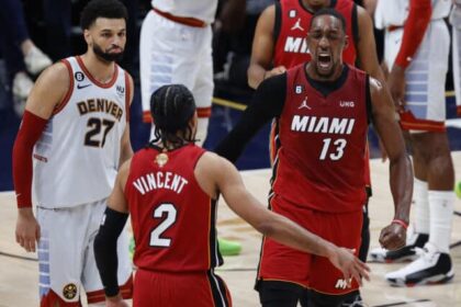 Bam Adebayo, Gabe Vincent, Heat, Lakers