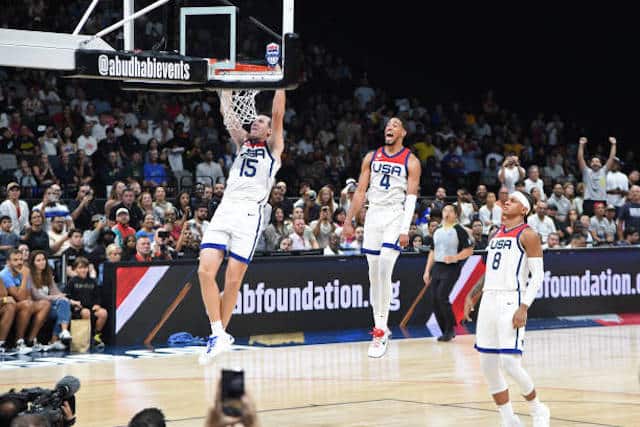 Austin Reaves, Tyrese Haliburton, Team USA, Lakers