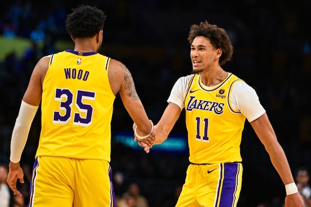 Christian Wood, Jaxson Hayes, Anthony Davis, Lakers