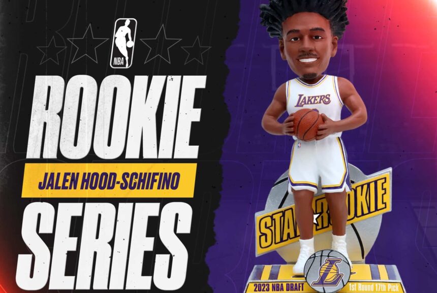 Jalen Hood-Schifino, Lakers bobblehead, FOCO