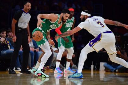 Jayson Tatum, Anthony Davis, Lakers, Celtics