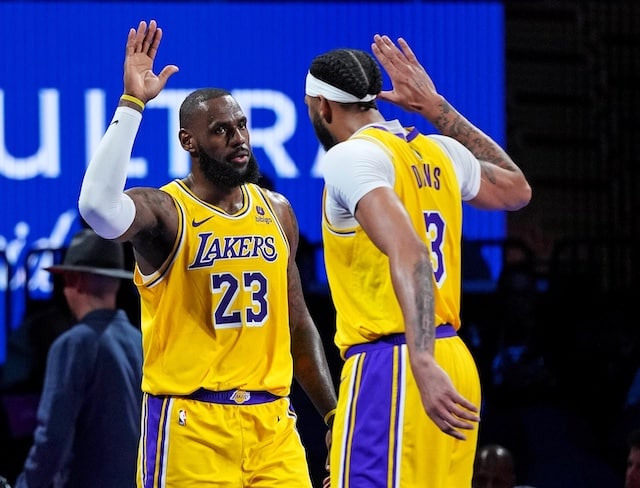 LeBron James, Anthony Davis, Lakers