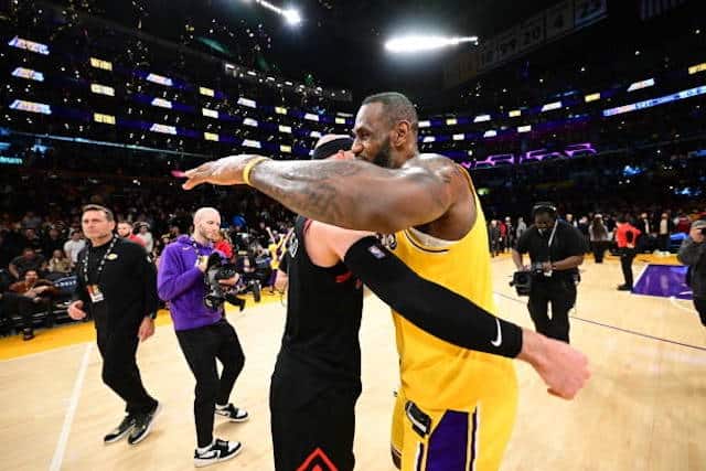 Alex Caruso, LeBron James, Lakers