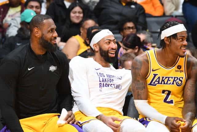 LeBron James, Anthony Davis, Jarred Vanderbilt, Lakers