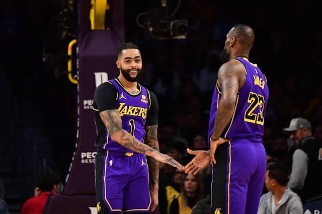 D'Angelo Russell, LeBron James, Lakers