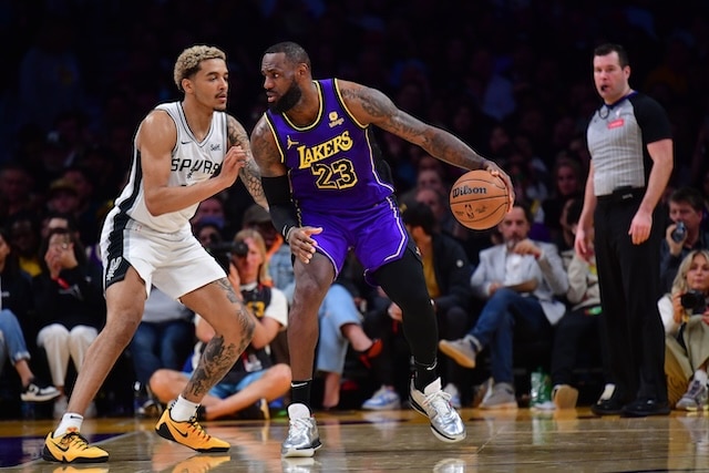 LeBron James, Jeremy Sochan, Lakers, Spurs