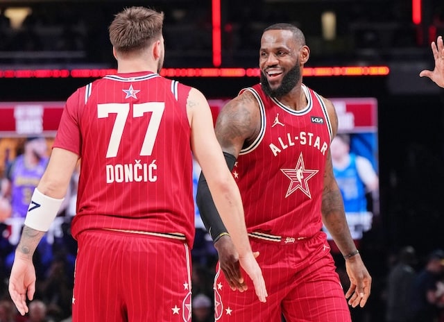 LeBron James, Luka Doncic, Lakers