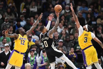 Anthony Davis, Taurean Prince, Damian Lillard, Lakers, Bucks