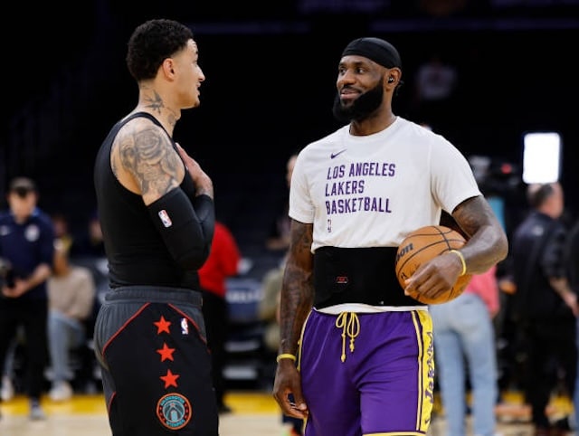 Kyle Kuzma, LeBron James, Lakers, Wizards