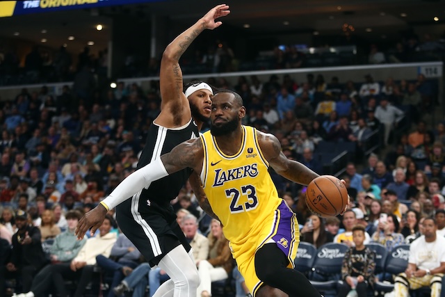 LeBron James, Lakers, Grizzlies