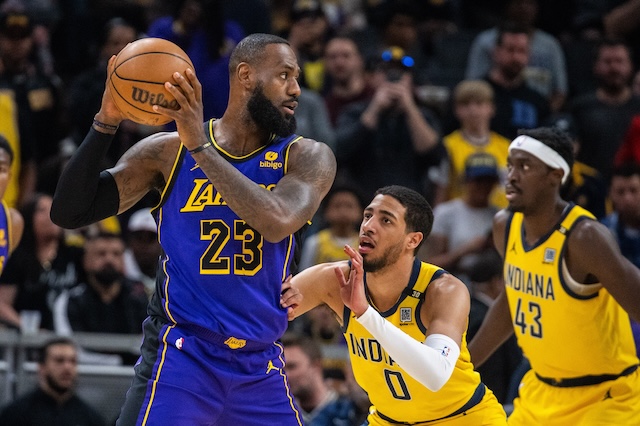 LeBron James, Tyrese Haliburton, Lakers, Pacers