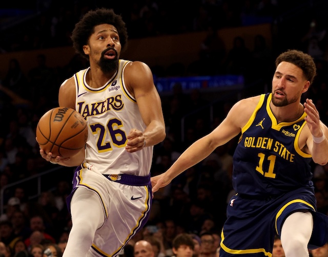 Spencer Dinwiddie, Lakers, Klay Thompson, Warriors