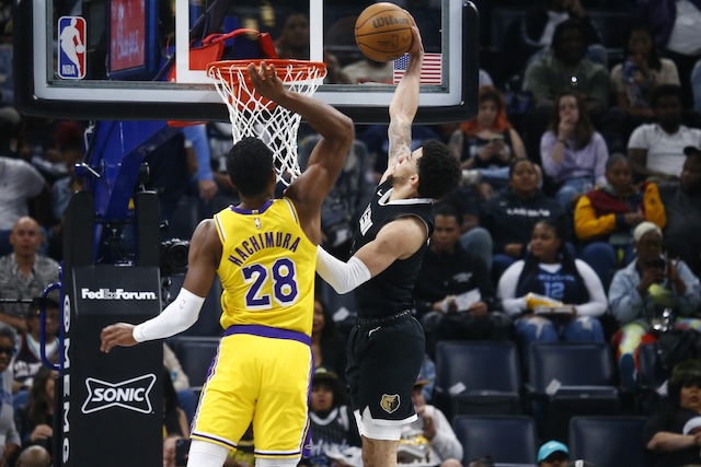 Rui Hachimura, Scotty Pippen Jr., Lakers, Grizzlies