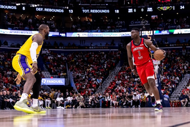 Zion Williamson, LeBron James, Lakers, Pelicans