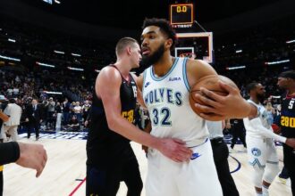 Nikola Jokic, Karl-Anthony Towns, Nuggets, Timberwolves