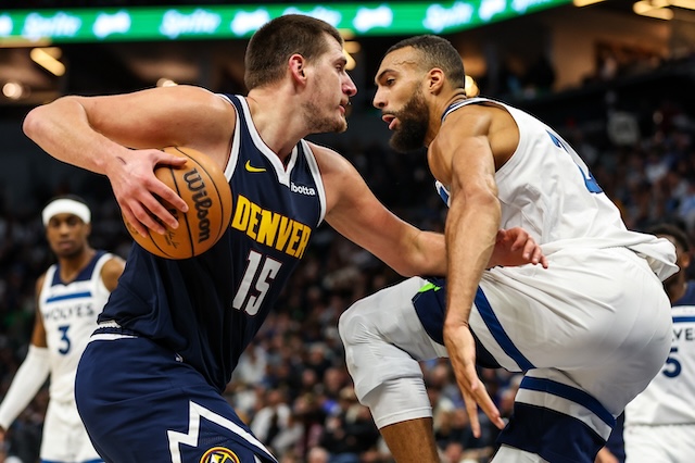 NBA stars Nikola Jokic and Rudy Gobert