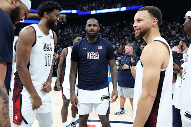 Joel Embiid, LeBron James, Stephen Curry, USA Basketball