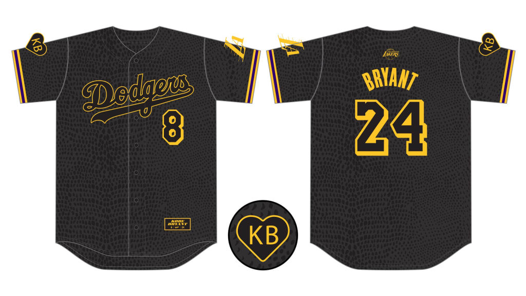 Kobe Bryant Dodgers Tribute MLB Jersey online Small